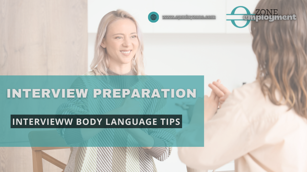 Learn effective Intervieww Body language Tips that create a strong impressions. Discover how posture, eye contact, gestures.