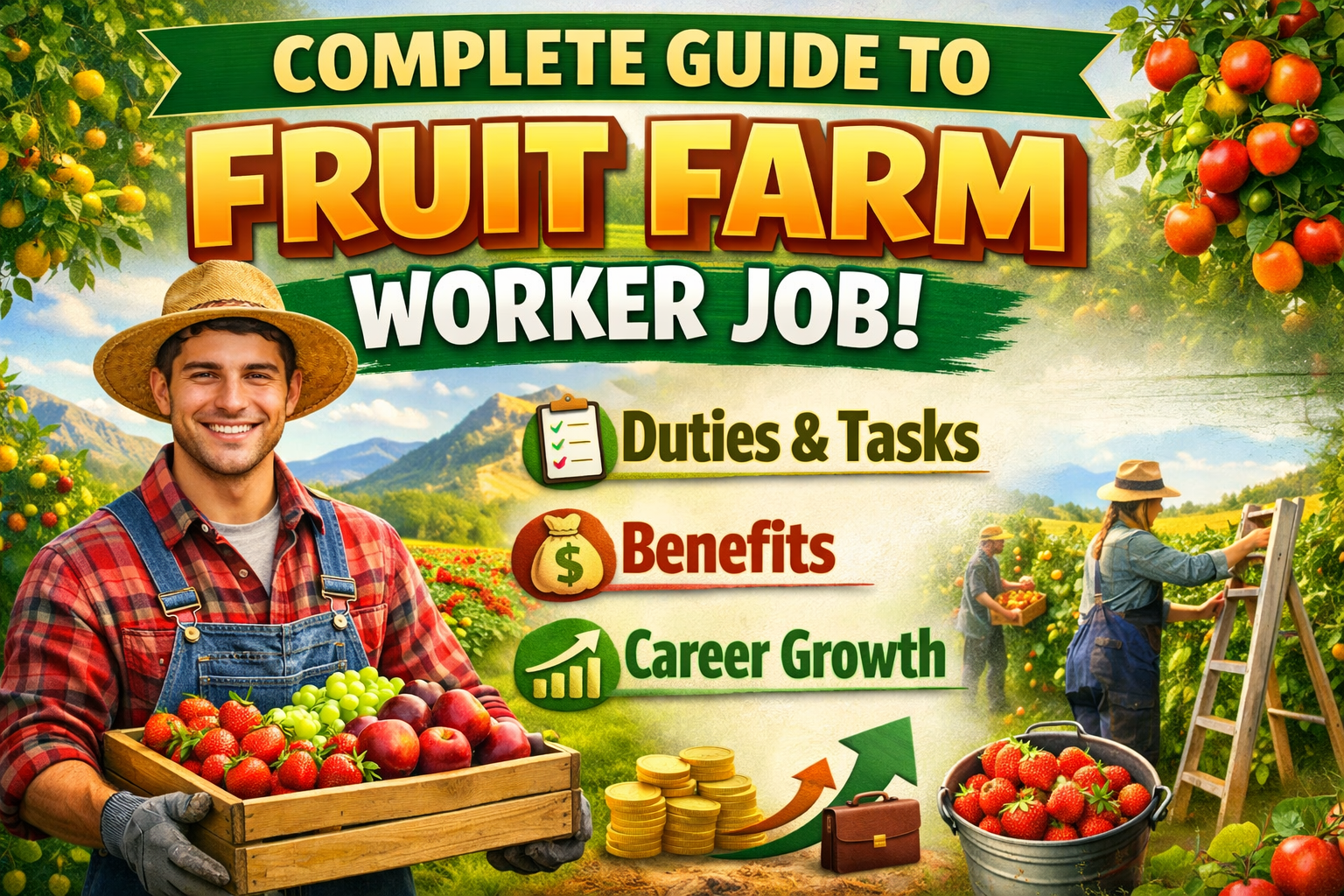 Complete guide to fruit farm worker job with duties, benefits, and career growth opportunities.